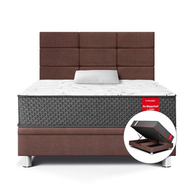 DORMITORIO BOXET PARAÍSO SU MAJESTAD BLOCKS 1.5 PLAZAS CHOCOLATE - 1