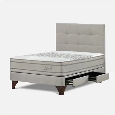 CAMA CON CAJONES ROSEN TEMPO PLUS 2 PLAZAS - 3