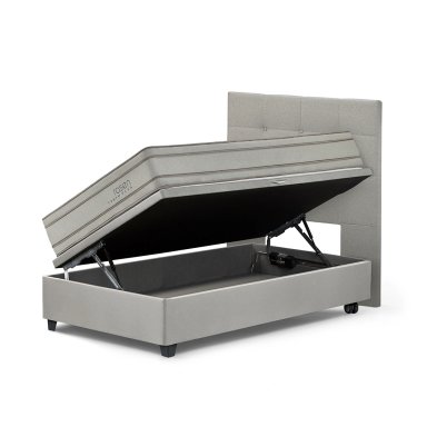 DORMITORIO BOXET ROSEN TEMPO PLUS 1.5 PL ISSEY NIEBLA - 1
