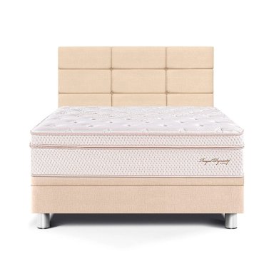 DORMITORIO BOXET PARAÍSO ROYAL DYNASTY BLOCKS 1.5 PLAZAS CHAMPAGNE + 1 ALMOHADA VISCOELÁSTICA - 1