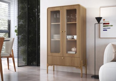 VITRINA MAISON LINETT SELECT MARRÓN - 1