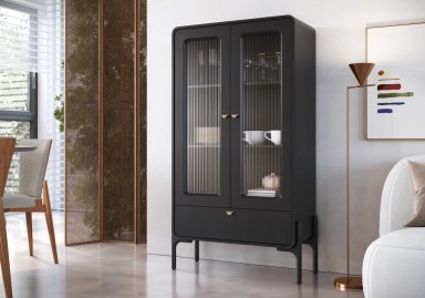 VITRINA MAISON LINETT SELECT NEGRO - 1