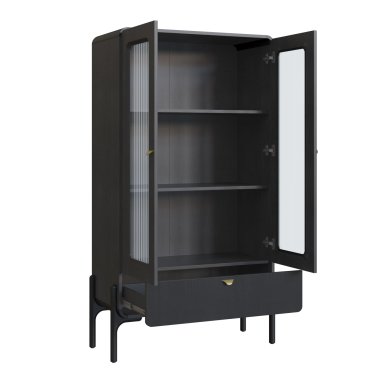 VITRINA MAISON LINETT SELECT NEGRO - 5