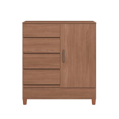 COMODA RIPLEY HOME FIT MDP 4 CAJONES MARRÓN - 2