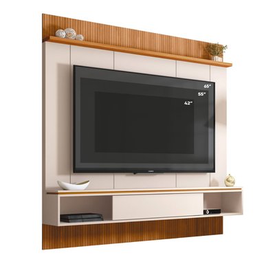 PANEL DE TV RIPLEY HOME VENUS FREIJO/BLANCO HUMO HASTA 65" - 4