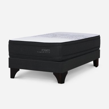 CAMA EUROPEA ROSEN TEMPO PLUS GRAFITO 1.5 PLAZAS - 1