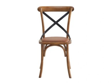 SET X2 SILLAS DE COMEDOR RIPLEY HOME IRONBRIDGE CARAMELO - 2