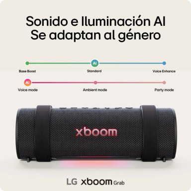 PARLANTE LG XBOOM GRAB 30W PORTÁTIL 20 H BATERÍA CERTIFICACIÓN MILITAR IP67 (2025) - 11