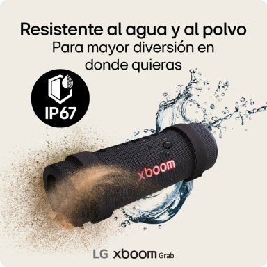 PARLANTE LG XBOOM GRAB 30W PORTÁTIL 20 H BATERÍA CERTIFICACIÓN MILITAR IP67 (2025) - 13