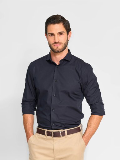 CAMISA MANGA LARGA HOMBRE MARQUIS SOLID - 1
