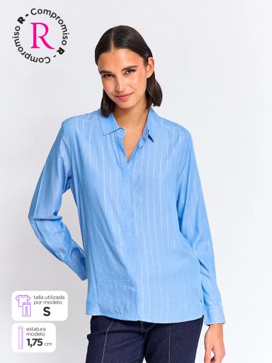 BLUSA MANGA LARGA MUJER CACHAREL BLAS - 1