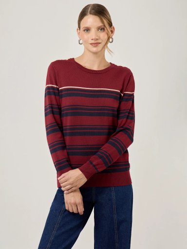 SWEATER MANGA LARGA MUJER CACHAREL BARRY - 1
