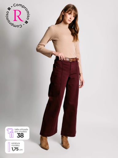 PANTALÓN RECTO MUJER NAVIGATA ELFI - 1