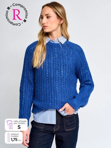 SWEATER MANGA LARGA MUJER NAVIGATA ALIRA - 1