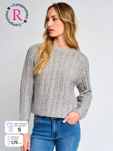 SWEATER MANGA LARGA MUJER NAVIGATA ALIRA - 1