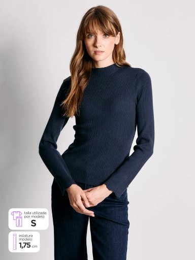 SWEATER MANGA LARGA MUJER NAVIGATA LUNA - 1