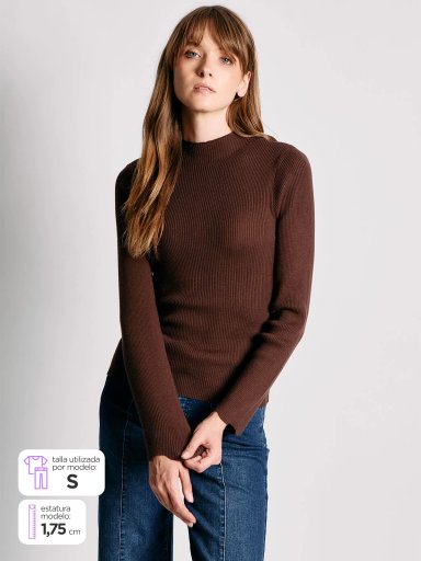 SWEATER MANGA LARGA MUJER NAVIGATA LUNA - 1