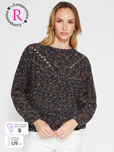 SWEATER MUJER AZIZ ARABIA - 1