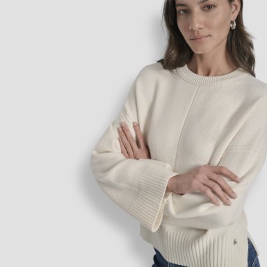 CHOMPA MUJER DKNY BEIGE - 5