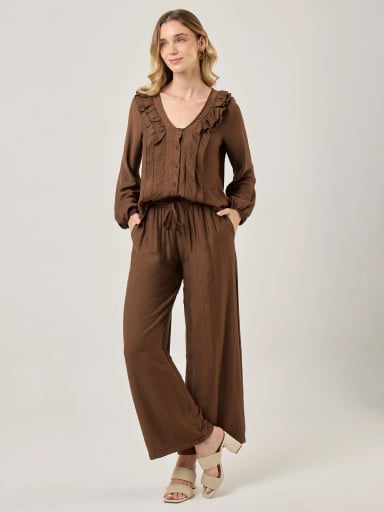 PANTALÓN REGULAR MUJER NAVIGATA - 1