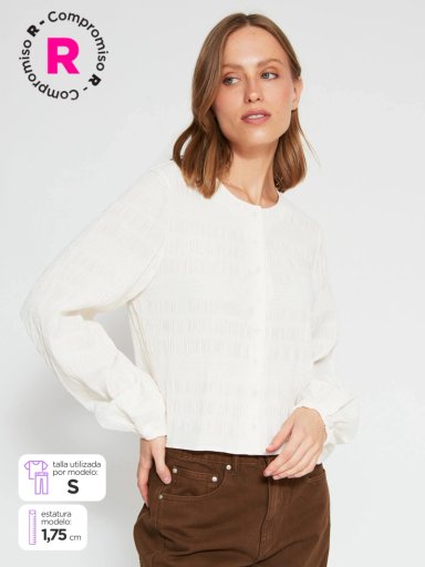 BLUSA MANGA LARGA MUJER MARQUIS LANAL - 1