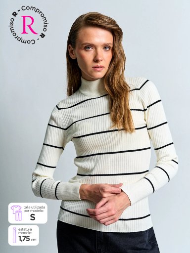 SWEATER MUJER MARQUIS MOCK - 1