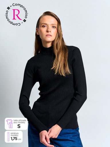SWEATER MUJER MARQUIS MOCK - 1