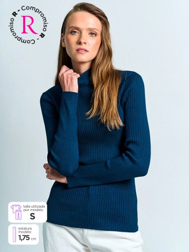 SWEATER MUJER MARQUIS MOCK - 1