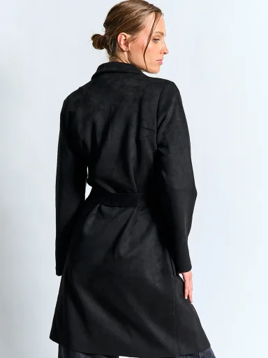 ABRIGO MUJER MARQUIS LARGO SUEDE - 2
