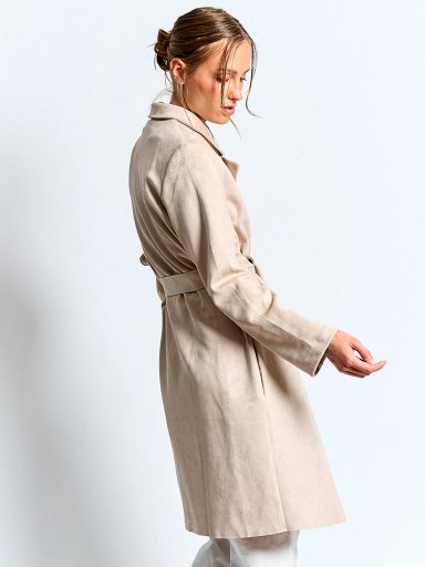 ABRIGO MUJER MARQUIS LARGO SUEDE - 2