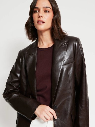 BLAZER CUERINA MUJER MARQUIS LARGO - 4