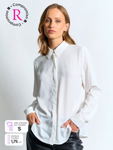 BLUSA MANGA LARGA MUJER MARQUIS CROMA - 1