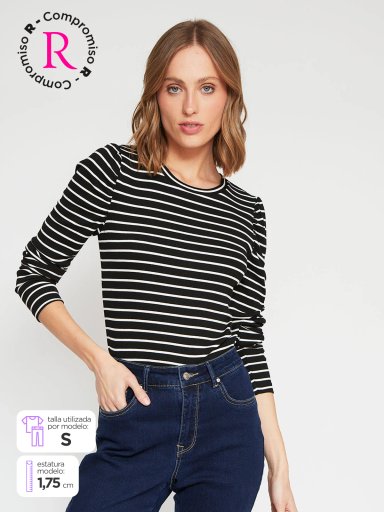 POLO MANGA LARGA MUJER MARQUIS GLOBO - 1