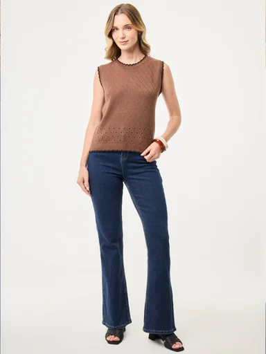 SWEATER MUJER MARQUIS TEJIDO RAYA - 5