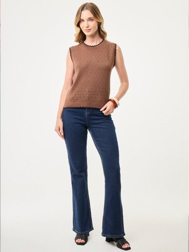 SWEATER MUJER MARQUIS TEJIDO RAYA - 5