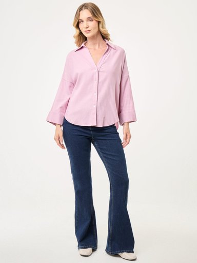 BLUSA MANGA LARGA LINO MUJER MARQUIS - 5