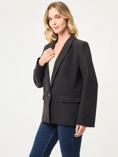BLAZER MUJER MARQUIS LARGO BÁSICO - 3