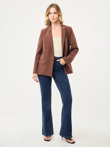 BLAZER MUJER MARQUIS LARGO BÁSICO - 5