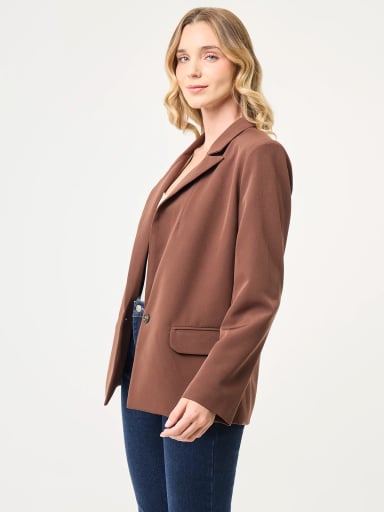 BLAZER MUJER MARQUIS LARGO BÁSICO - 3