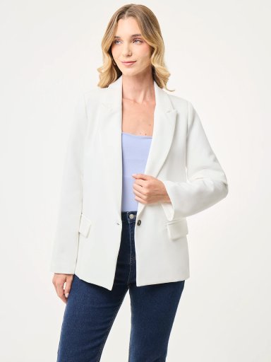 BLAZER MUJER MARQUIS LARGO BÁSICO - 1