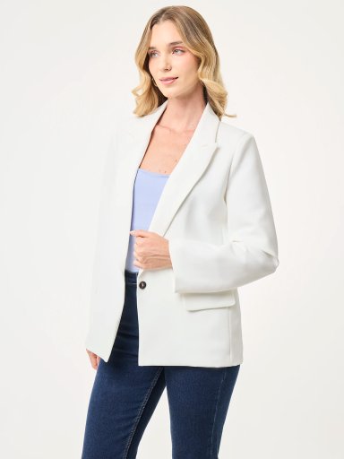 BLAZER MUJER MARQUIS LARGO BÁSICO - 3