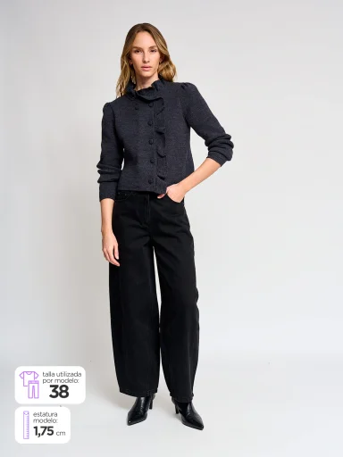 JEANS ALGODÓN REGULAR MUJER MARQUIS GLOBO - 1