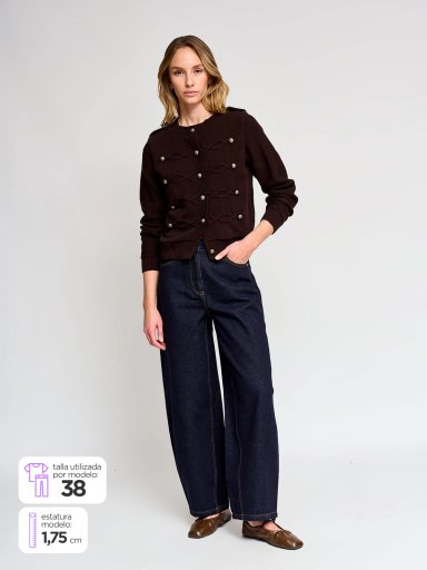 JEANS ALGODÓN REGULAR MUJER MARQUIS GLOBO - 1