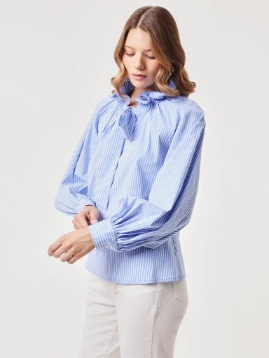 BLUSA MANGA LARGA MUJER MARQUIS CUELLO - 3