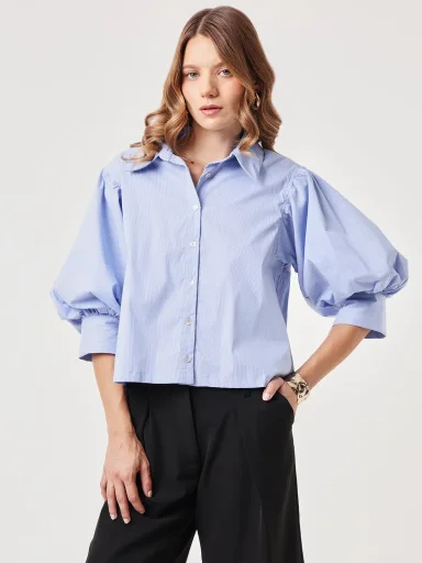 BLUSA MANGA CORTA MUJER MARQUIS BOMBACHA - 1