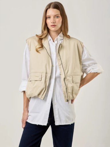 CHALECO MUJER MARQUIS CORTA BOMBER - 1