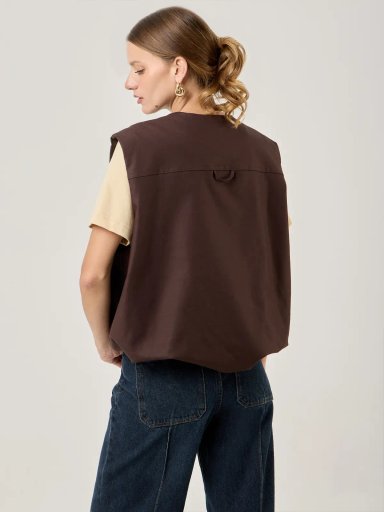 CHALECO MUJER MARQUIS CORTA BOMBER - 2