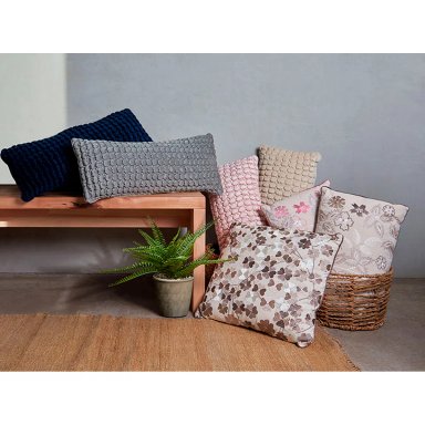 COJÍN RIPLEY HOME VELVET PANAL 70 X 30 CM MARFIL IVORY - 5
