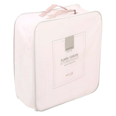 EDREDÓN MAISON LINETT WINTER 1.5 PLAZAS BLANCO COLOR ENTERO - 5