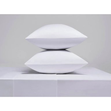 SET SÁBANAS MAISON LINETT BEDDING PERCALE 1.5 PLAZAS 400 HILOS ALGODÓN BLANCO COLOR ENTERO - 1